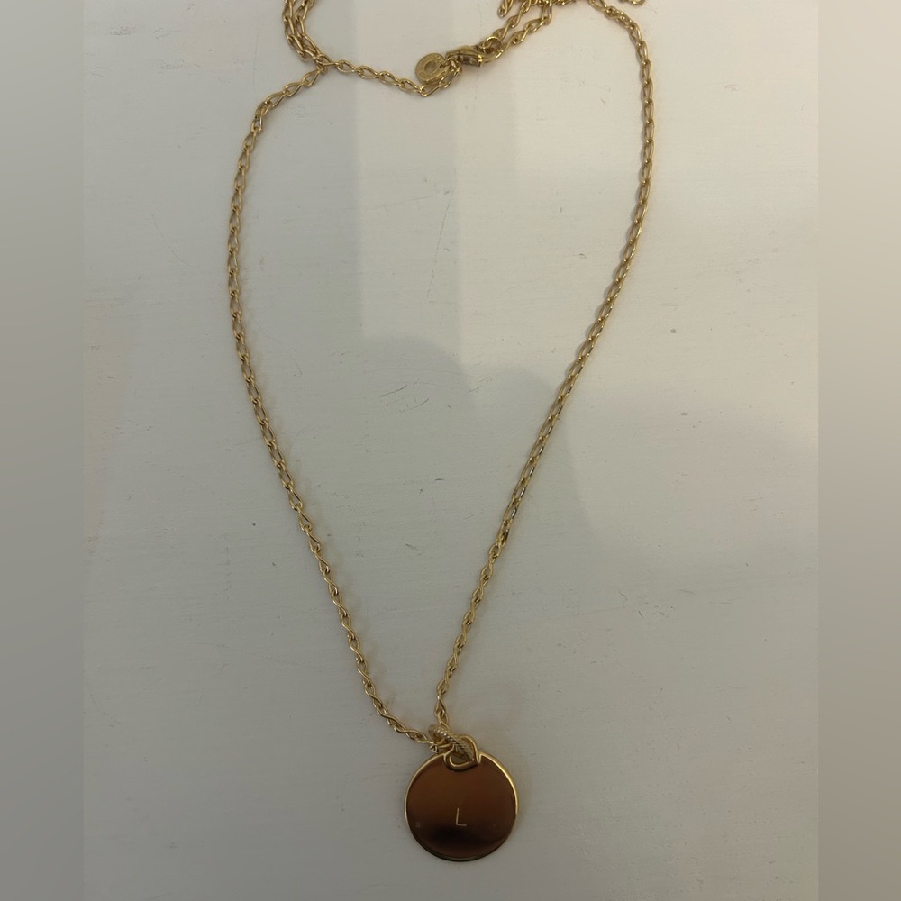 Pandora necklace with letter L